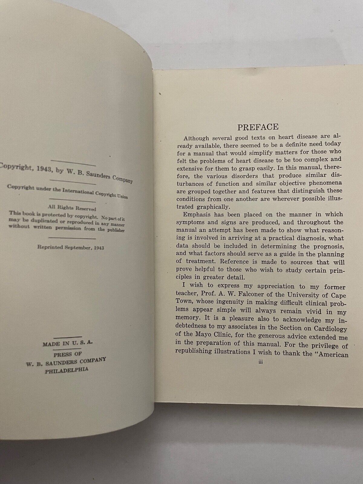 Manual of Cardiology by Thomas J Dry
