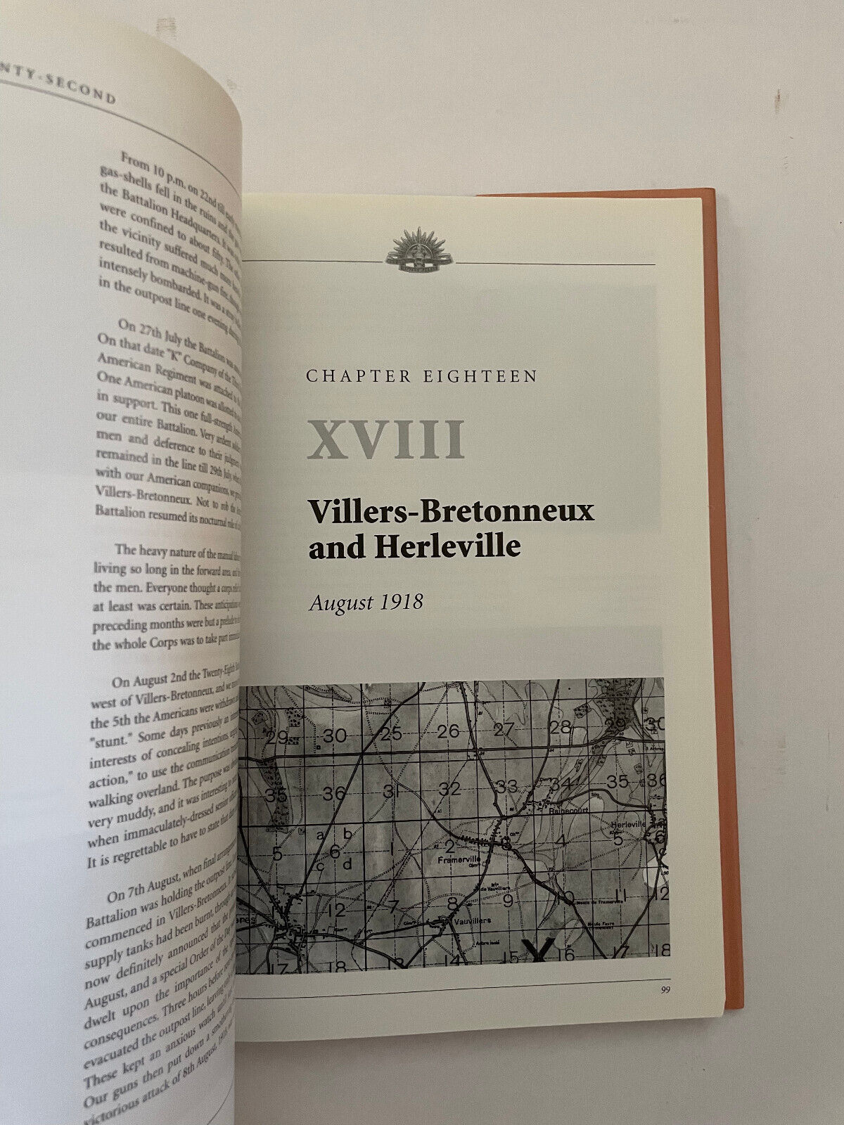 'With The Twenty-Second'. A History of the Twenty-Second Battalion AIF Hardcover